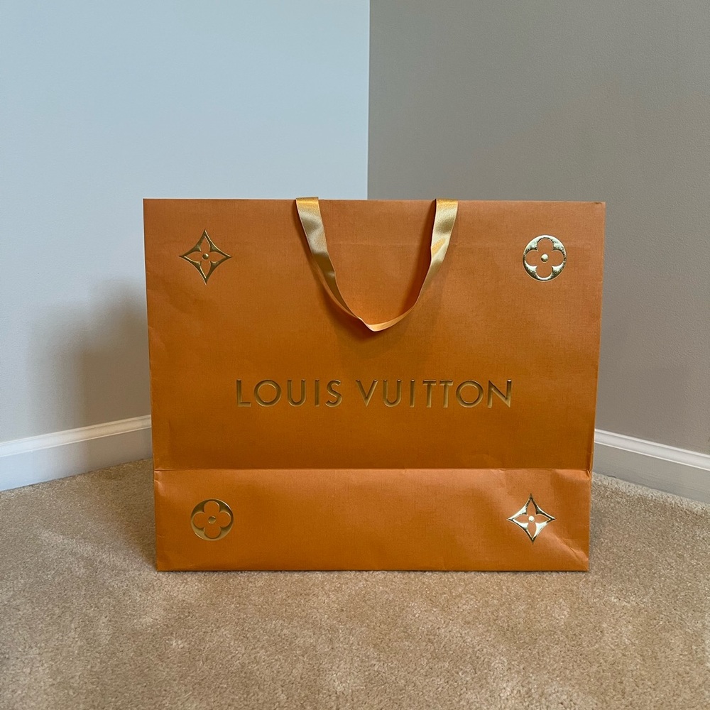 LOUIS VUITTON Large Gift Bag AUTH